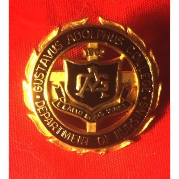 Jewelry Gustavus Adolphus College Nursing Rn Bsn Pin Vintage St Peter